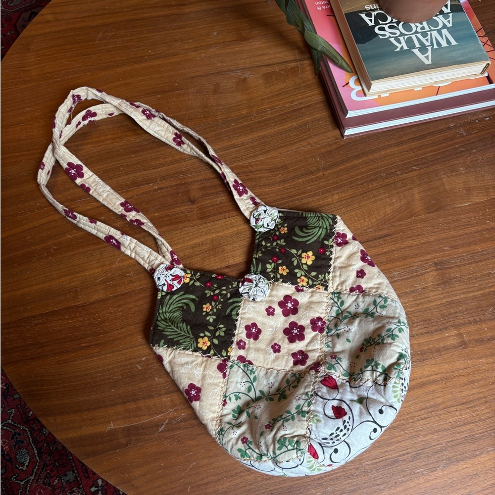 Quilted Patchwork Handmade Tote - Picture 2 of 3
